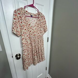 Floral V-Neck Dress